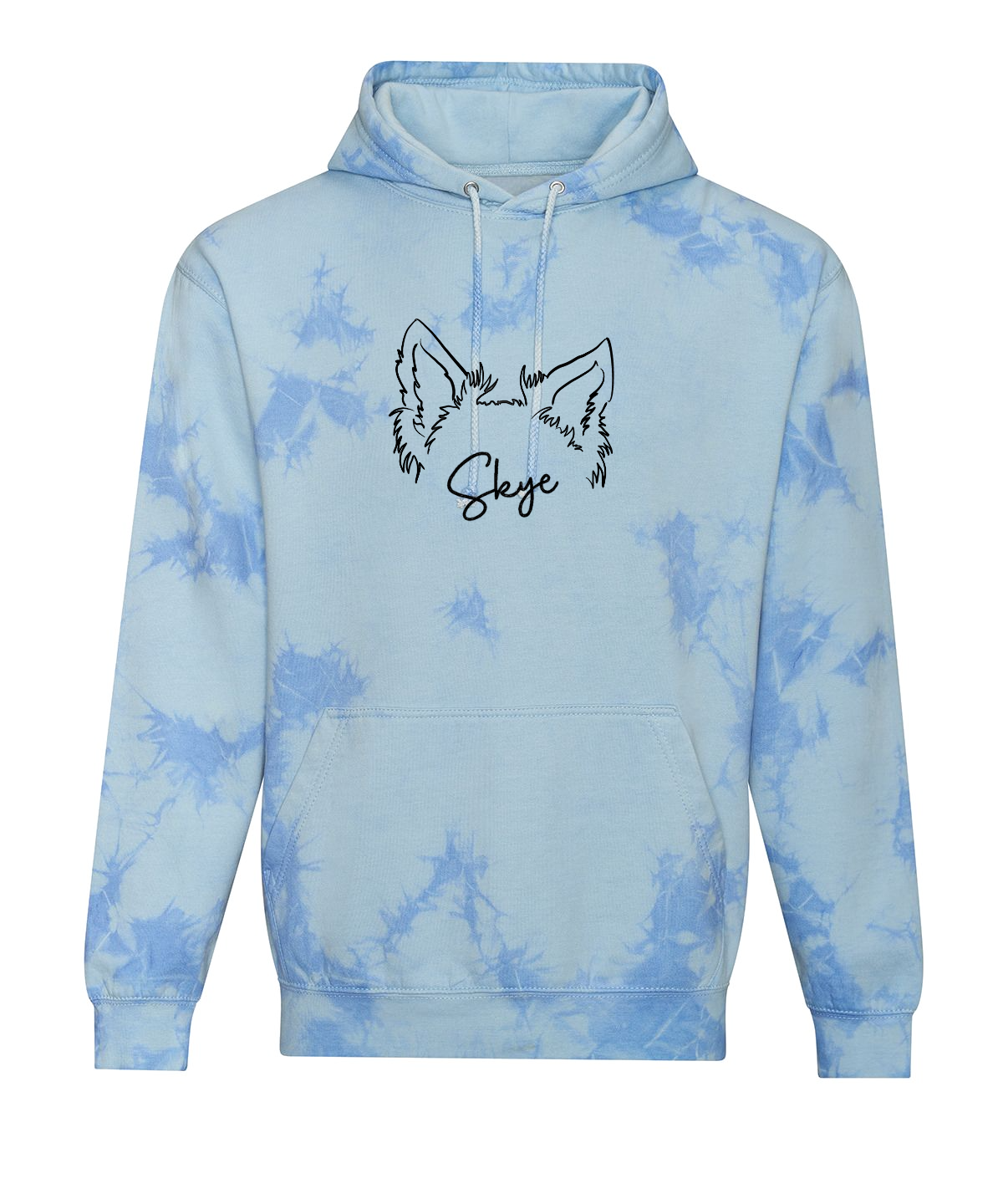 Tie Dye Hoodie Ear Design