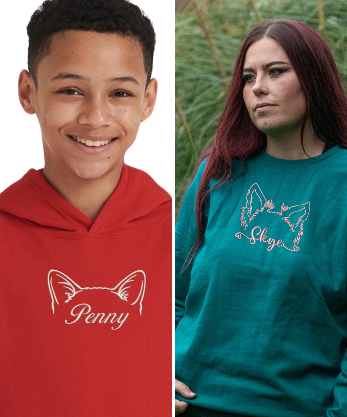 Kids Sweatshirt Pet Ears Design