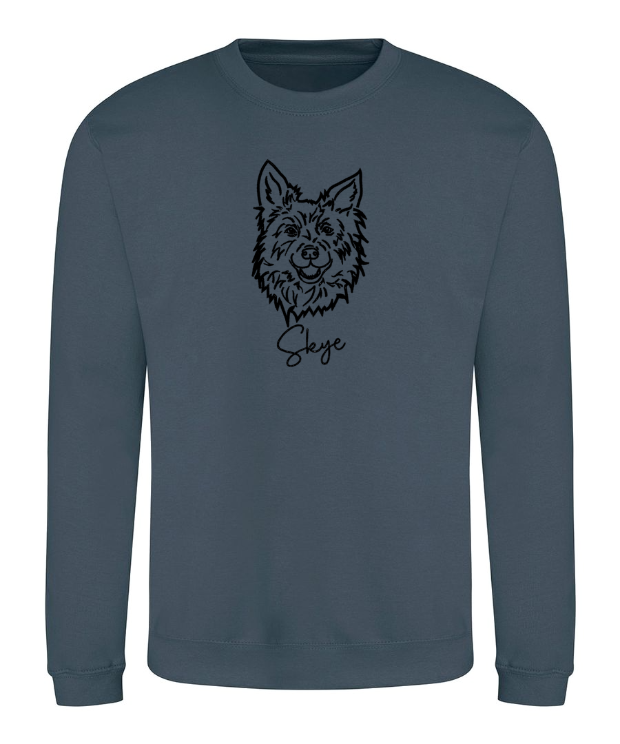 Deluxe Sweatshirt Outline Design