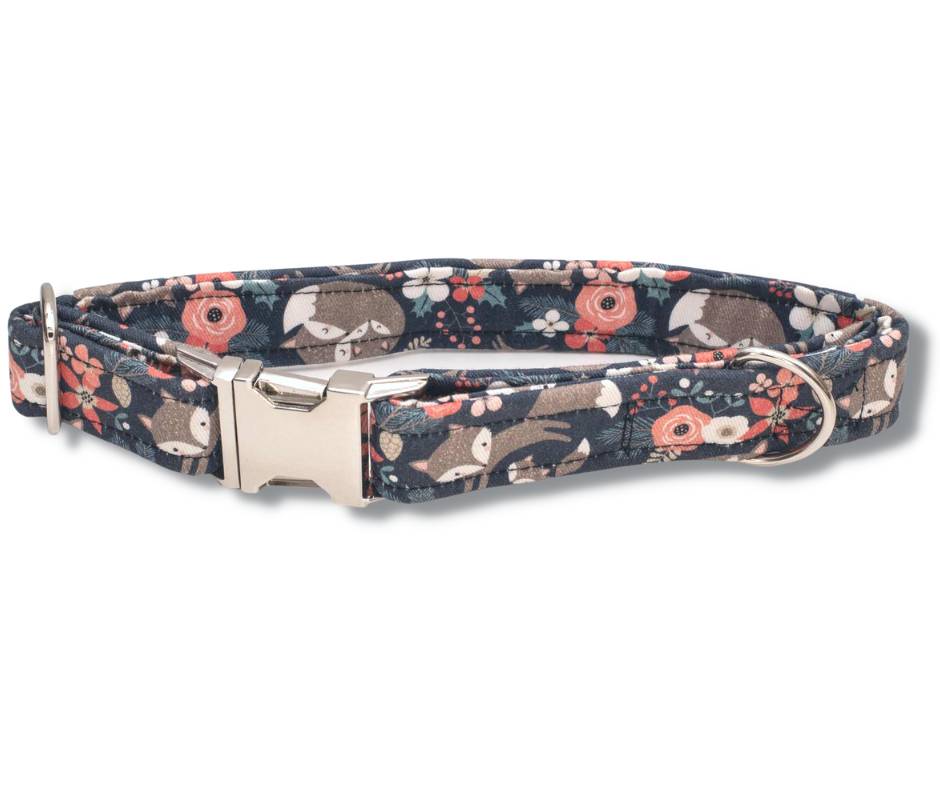 Collar - Floral Foxes